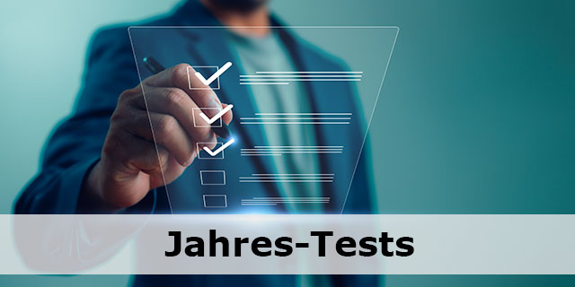 Button Jahrestests